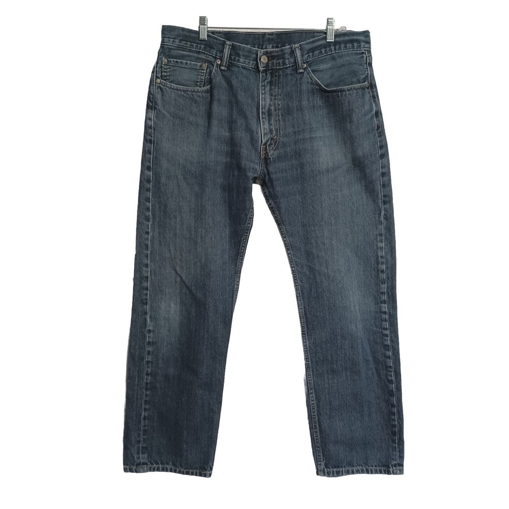 Levi’s 505 Men's 38x32 Straight Leg Medium Wash Denim Jeans